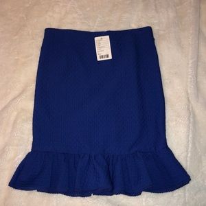 NWT Anthropologie royal blue pencil skirt size M